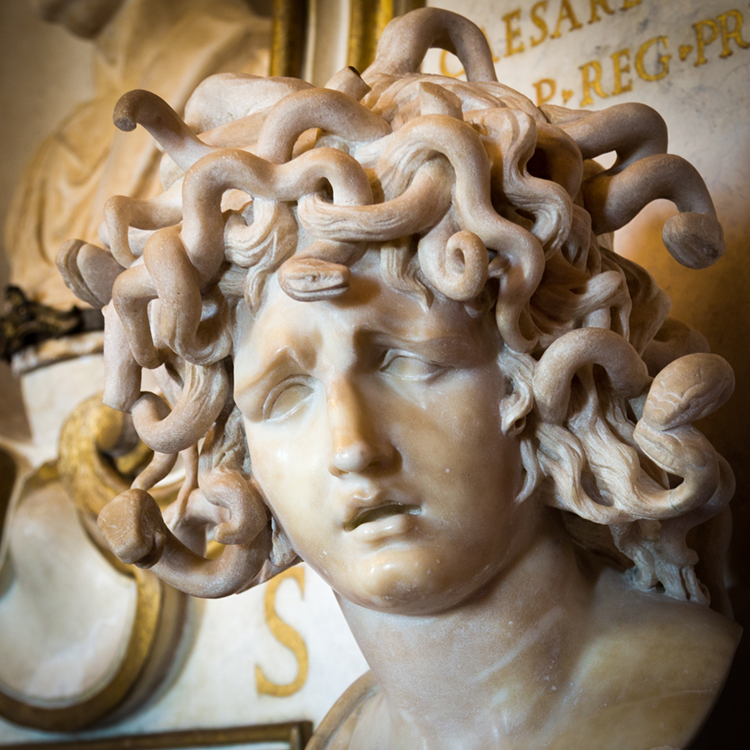 Medusa: Greek Mythology Gorgon Cold Cast Bronze + Resin Statue 21cm /  8.26in NEW
